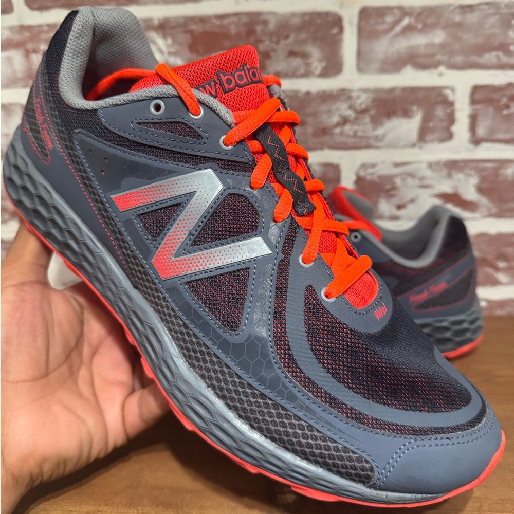 New Balance Mthiers Fresh Foam Hierro Grey Orange - Men's Size 13